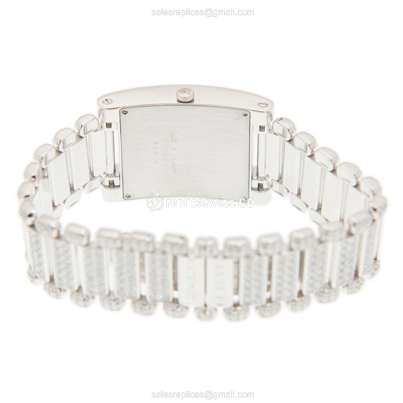 Chopard 143483-1002 Women's Quartz 18kt White Gold - Diamond Dial - Silver Strap - View 4