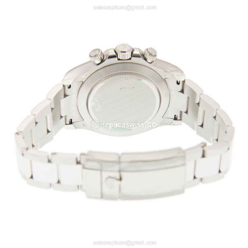 Rolex Daytona Replica - Automatic | 950 Platinum Case | Blue Dial | Silver Clasp - View 4
