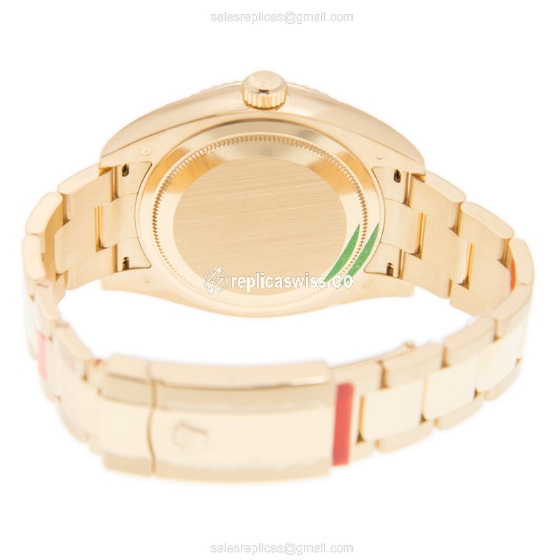 Rolex Sky-Dweller 326938CHWTBAR_O - Automatic - 18kt Gold - Gold Dial - Gold Strap - View 4