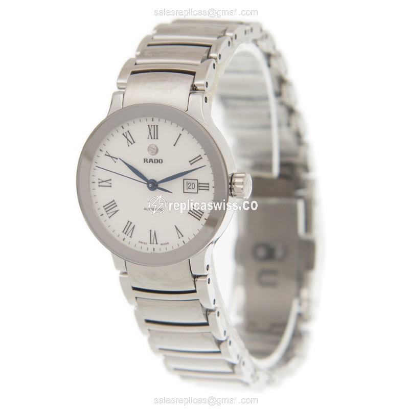 Rado R30940013 Centrix Automatic Steel White Dial Silver Clasp - View 3