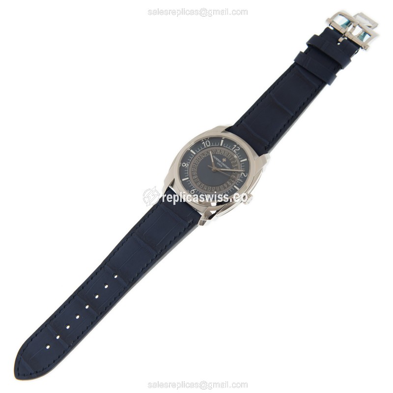 Vacheron Constantin Quai de L'Ile Watch - Auto - Blue Rubber - View 2