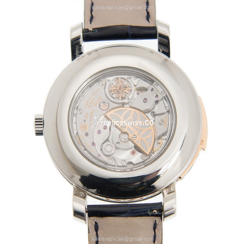 Patek Philippe 5104P Grand Complications Replica - Automatic - 950 Platinum Case - Skull Dial - View 3