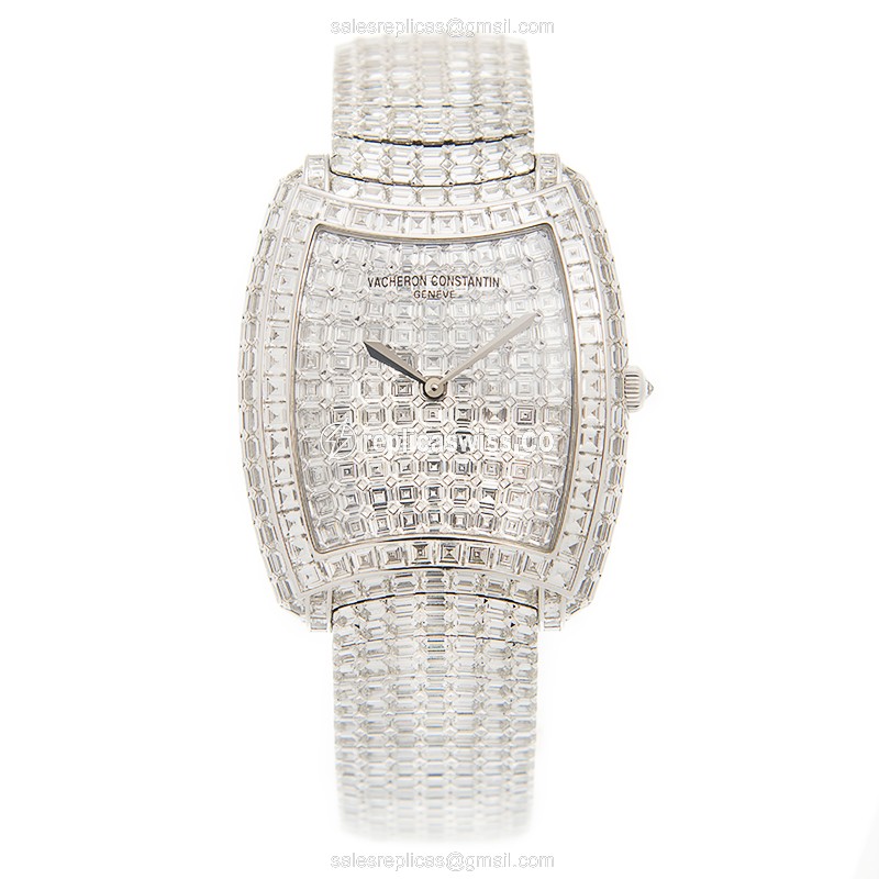 Vacheron Constantin 81750/S01G-9198 METIERS DART - Manual - 18kt White Gold - Diamond - Silver Dial - View 2