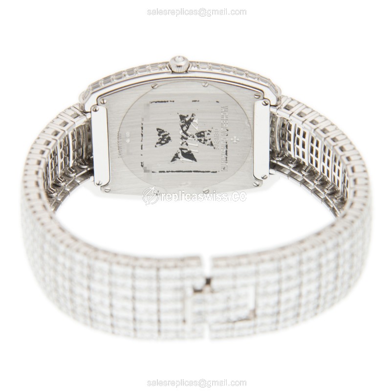 Vacheron Constantin 81750/S01G-9198 METIERS DART - Manual - 18kt White Gold - Diamond - Silver Dial - View 4