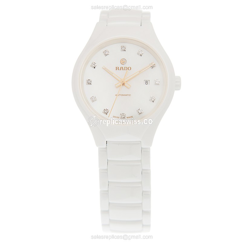 Rolex R27244902 TRUE - Automatic Ceramic - White Dial - Clasp - White Ceramic Strap - View 2