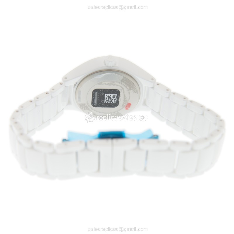 Rolex R27244902 TRUE - Automatic Ceramic - White Dial - Clasp - White Ceramic Strap - View 4