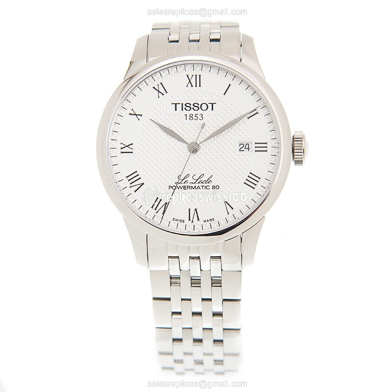 Rolex T-CLASSIC Replica - Automatic - Stainless Steel - Silver Dial - Steel Band - View 2
