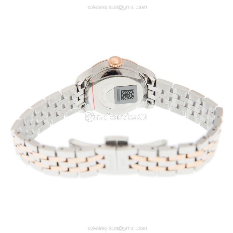 Rolex Tissot LE LOCLE Automatic Gold-Plated Steel - White Dial, Gold Clasp - View 4