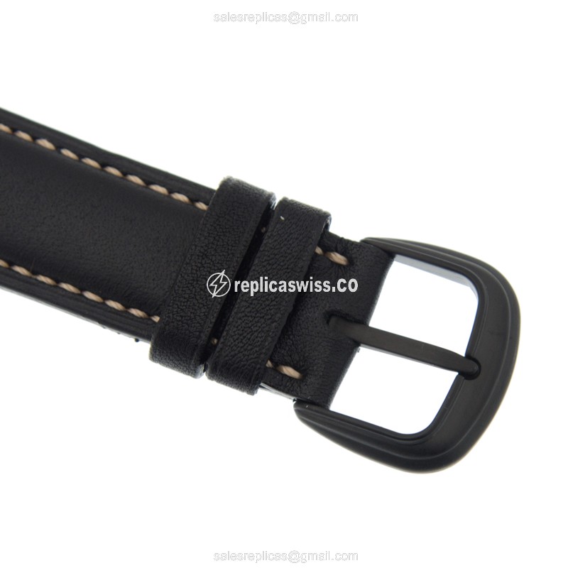 Franck Muller 5850 SC CASA NR AC CINTREE CURVEX - Automatic - Steel Case - Black Dial, Alligator Strap - View 4