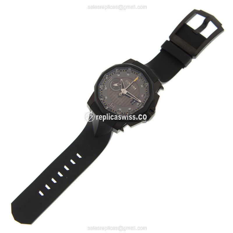 Corum Admiral's Cup - Automatic - Titanium Case - Black Dial - Rubber Strap - Sapphire Crystal - View 2