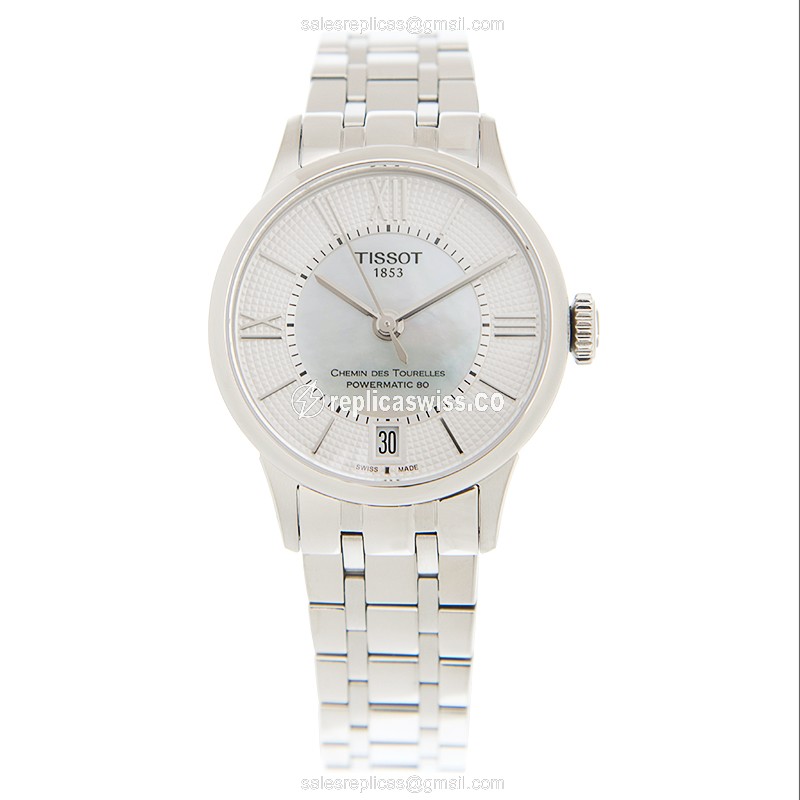 Rolex T-CLASSIC Replica - Automatic - Steel Case - Silver Dial - Silver Band - View 2