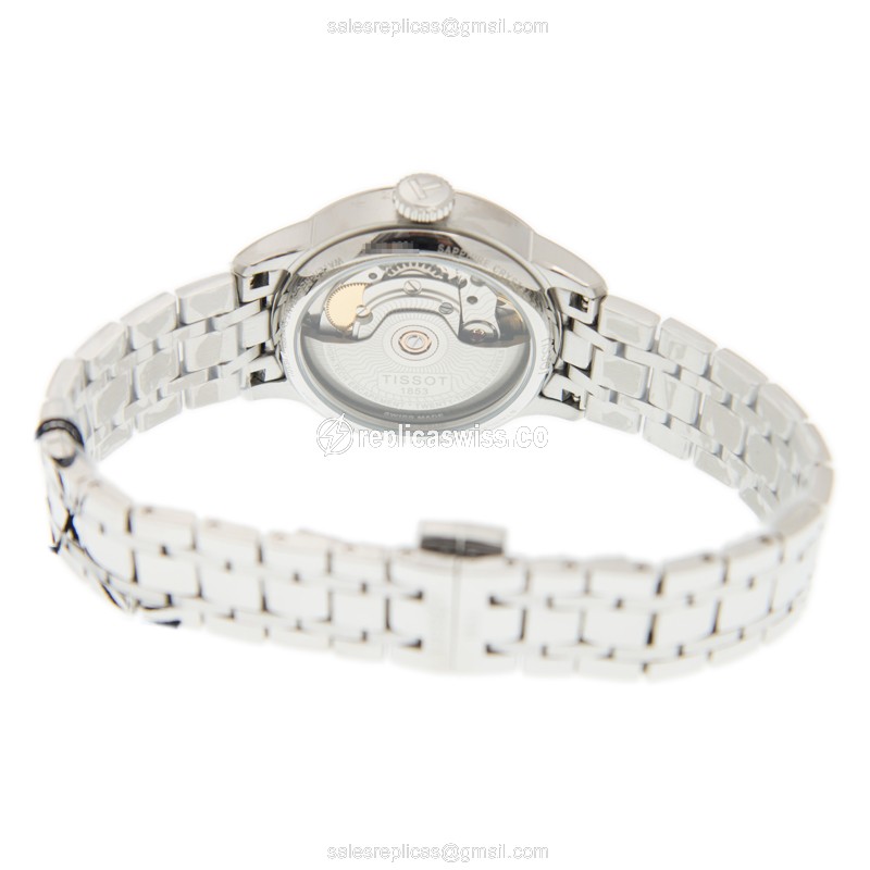 Rolex T-CLASSIC Replica - Automatic - Steel Case - Silver Dial - Silver Band - View 4
