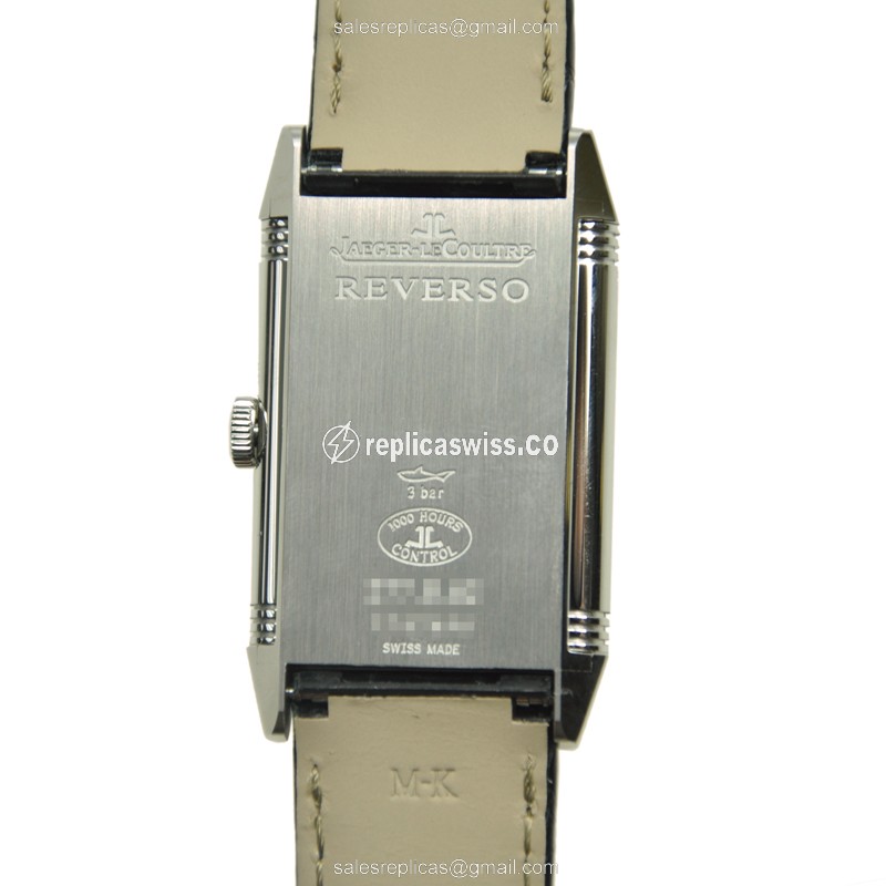 Jaeger-Lecoultre Q2788570 REVERSO Manual - Black Dial - Alligator Strap - Buckle - Sapphire Crystal - View 3
