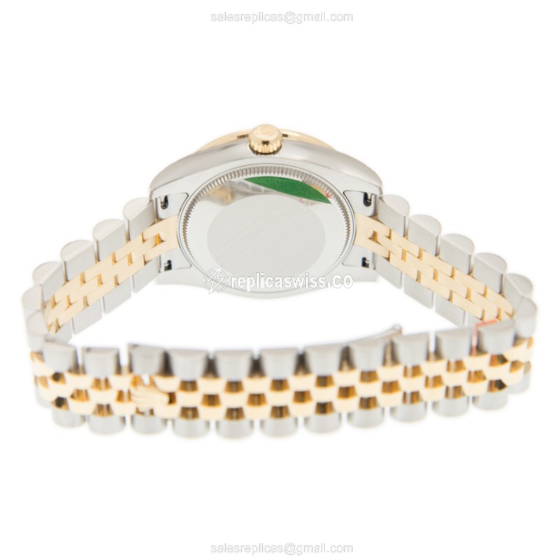 Rolex Datejust Lady Replica - Automatic - Gold Dial, Gold Clasp - View 4