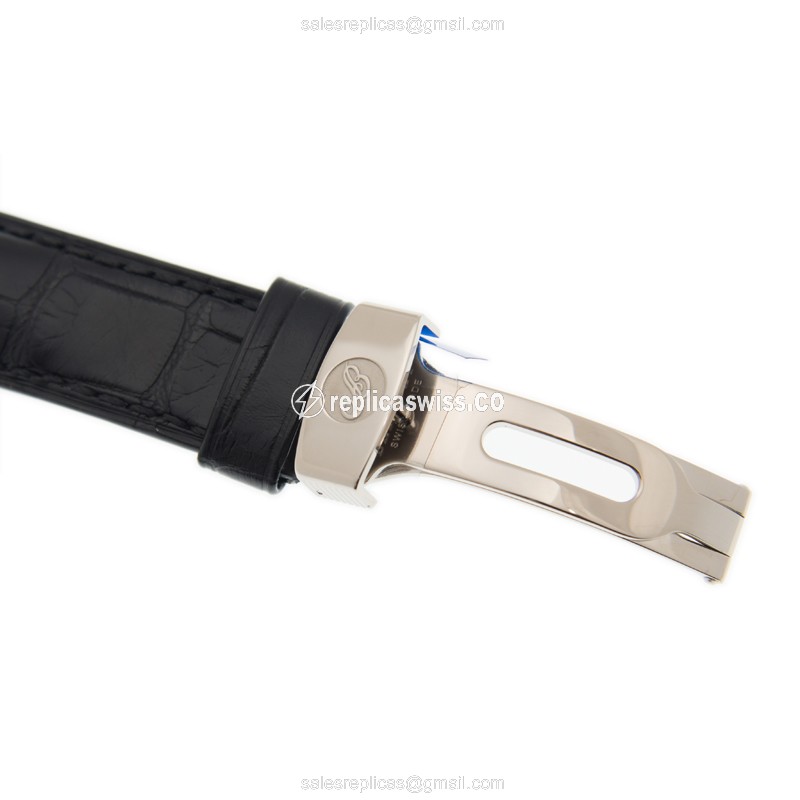 Classical Breguet 5207BB/12/9V6 - 18kt White Gold - Automatic - Silver Dial - Black Alligator Strap - View 4