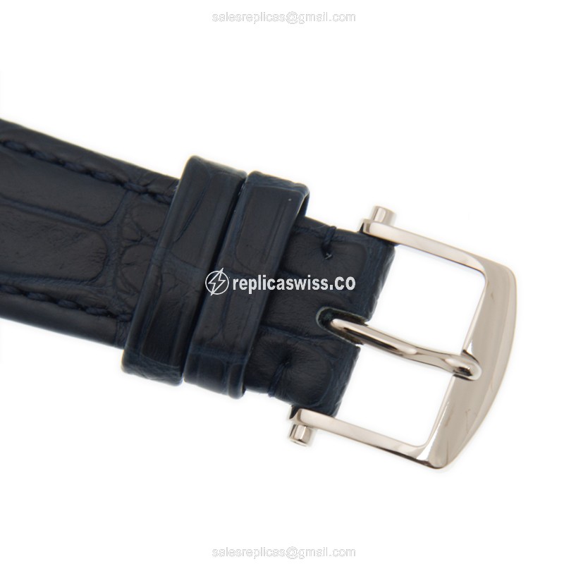 Breguet Tradition Replica - Automatic - 18kt White Gold - Silver Dial - Black Alligator Strap - View 4