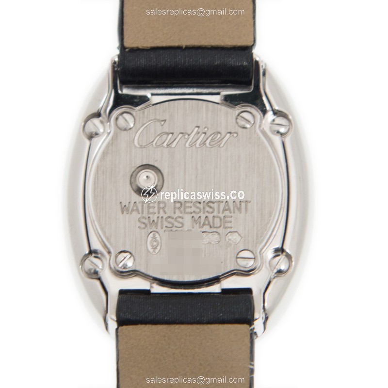 Cartier WB509531 BAIGNOIRE Quartz 18kt White Gold & Diamond - View 3