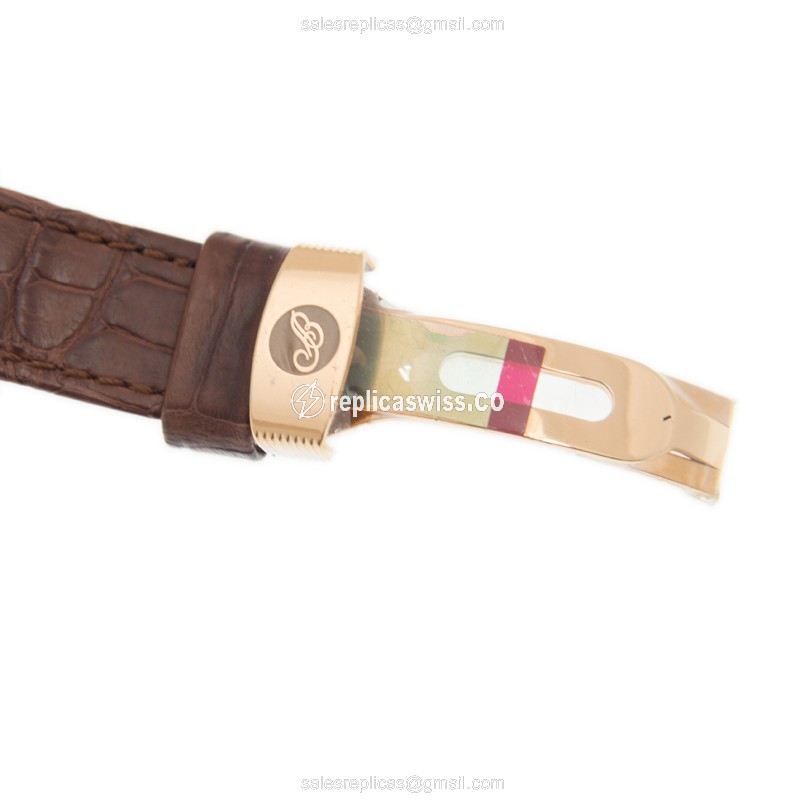 Breguet 5327BR/1E/9V6 Classic - Auto 18kt Rose Gold - Silver Dial - Brown Alligator - View 4