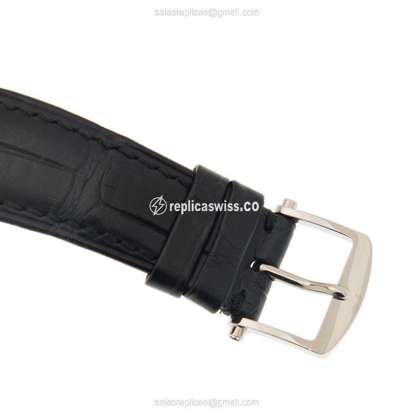 Breguet 5967BB/11/9W6 Classic Manual Wind 18kt Gold - Silver Dial - Black Alligator Buckle - View 4