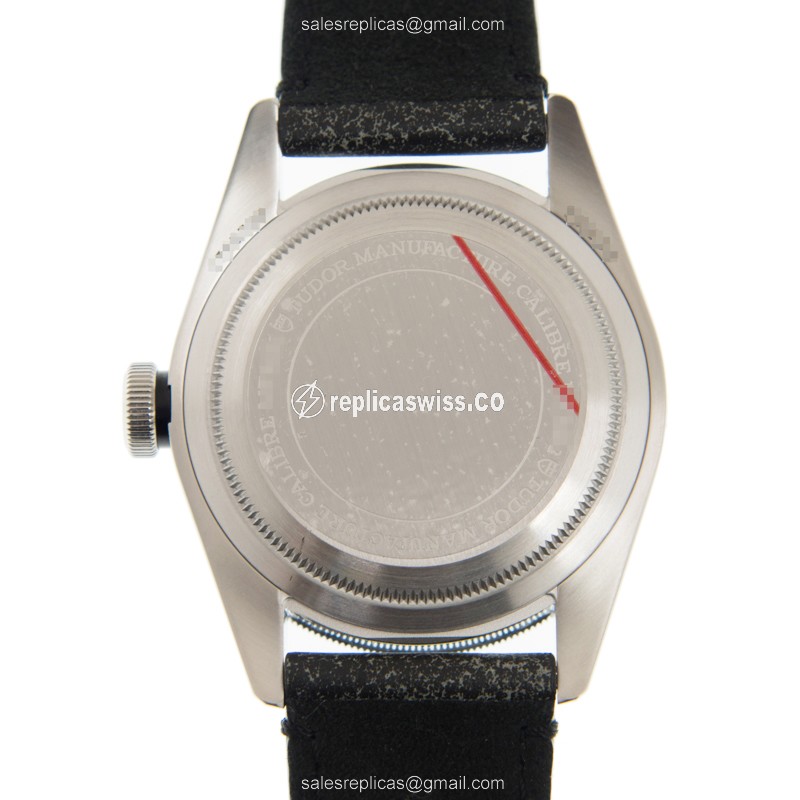 Rolex Heritage Ranger Replica - Automatic - Black Dial - Leather Strap - Clasp - View 3