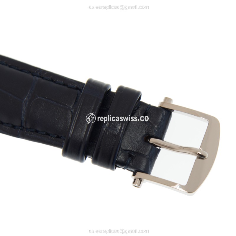 Breguet 7057BB/11/9W6 TRADITION - Manual Wind - 18kt White Gold - Silver Dial - Black Alligator Strap - View 3