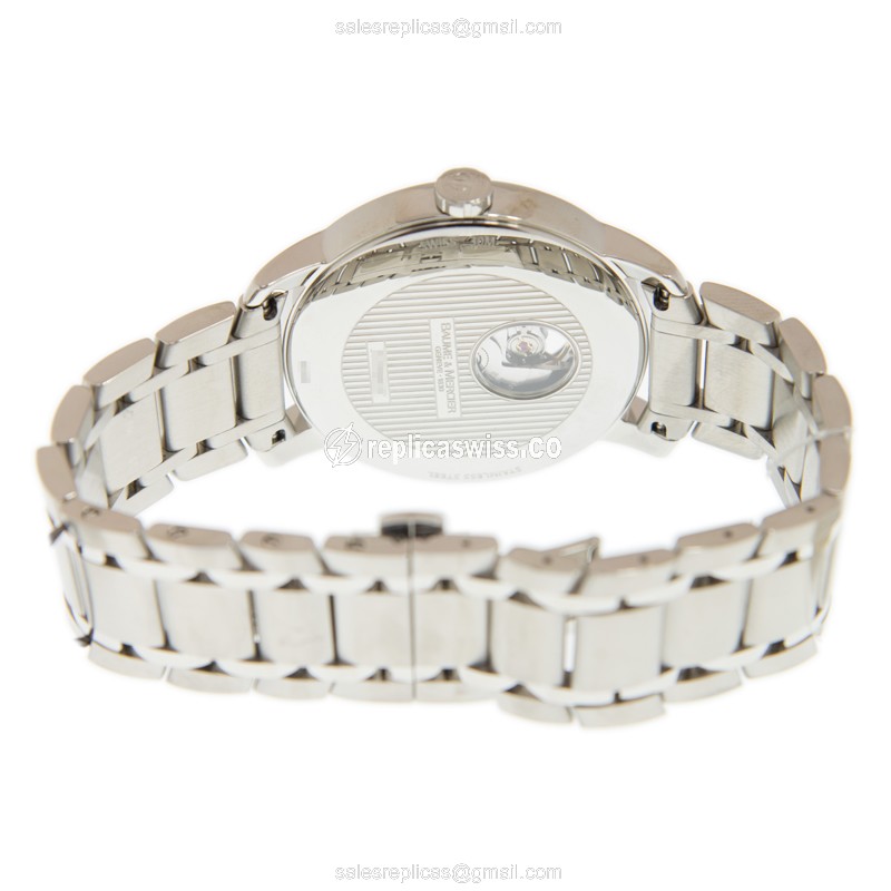 Baume & Mercier CLASSIMA - Automatic - Steel - White Dial - Silver Band - Sapphire Crystal - View 4