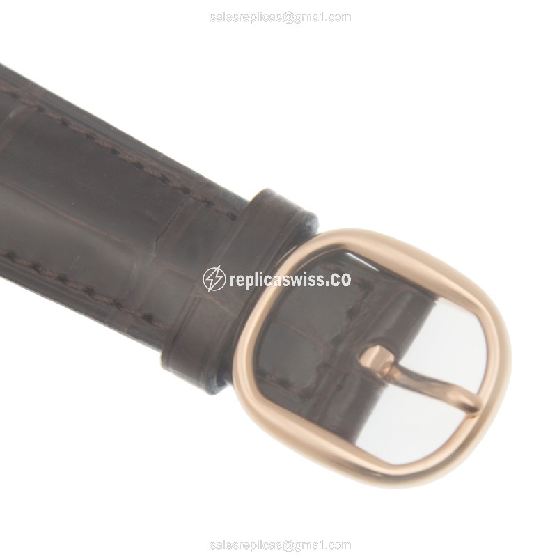 Patek Philippe 3738/100R-001 Replica - Automatic - 18kt Rose Gold - Brown Dial, Brown Alligator Strap - View 4