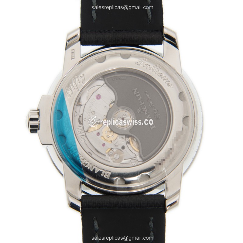 Blancpain 5008-1130-B52A FIFTY Fathoms - Automatic - Black Dial - Canvas strap - Buckle clasp - View 3