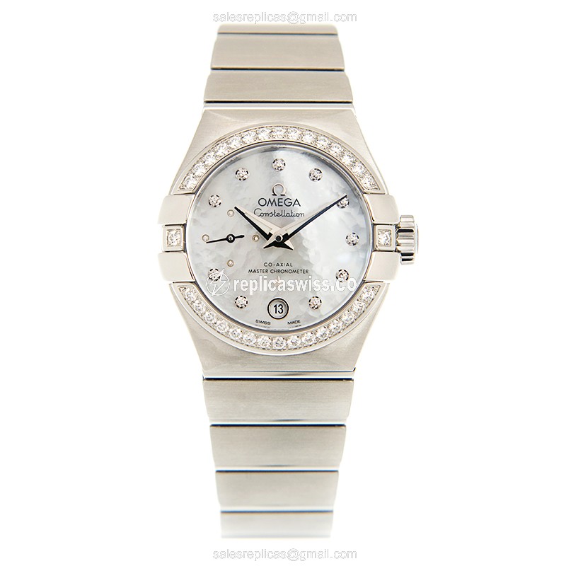 Omega Constellation Replica - Automatic - Steel - White Dial - View 2