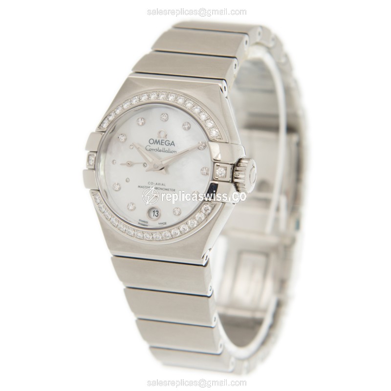 Omega Constellation Replica - Automatic - Steel - White Dial - View 3