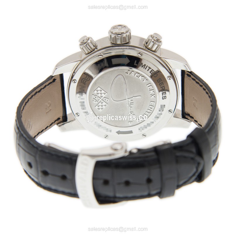 Chopard CHOPARD Tachometer - Automatic - Steel - Black Dial - Leather Strap - View 4