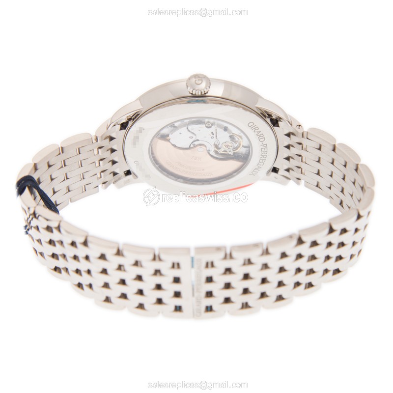 Girard Perregaux 1966 Replica - Automatic - 18kt White Gold - White Dial - Silver Clasp - View 4