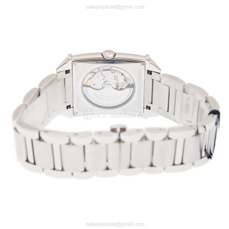Girard Perregaux 25835-11-161-11A - Vintage 1945 - Automatic - Silver Dial - Steel Case & Band - View 4