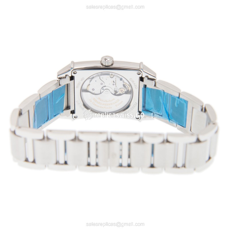 Girard Perregaux 1945 Replica - Automatic - Stainless Steel & Diamond - Silver Dial - View 4