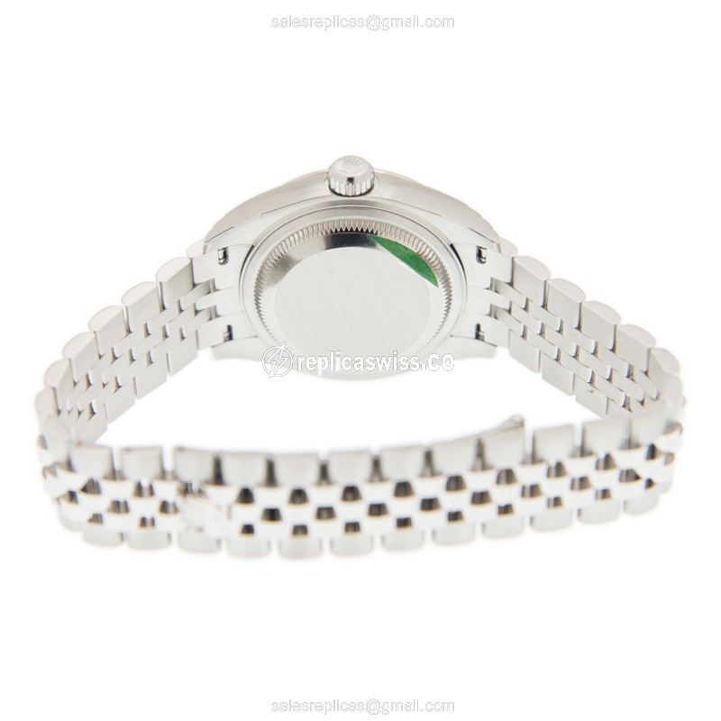 Rolex Datejust Replica - Automatic - White Gold - Steel Case, White Dial - View 4