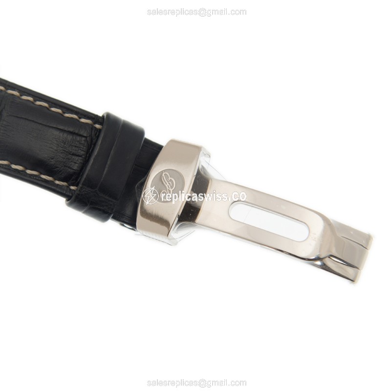 Breguet 5247BB/29/9V6 Classic - Manual Wind - 18kt Gold - White Dial - Black Leather Strap - View 4