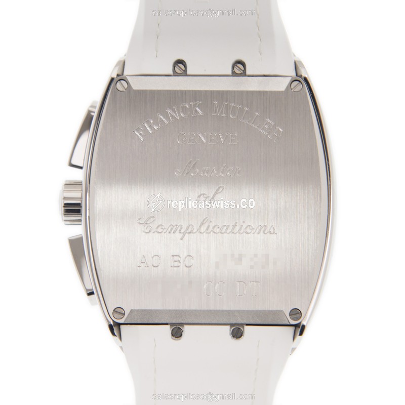 Franck Muller Vanguard Replica - Auto - Steel - White Dial - View 3