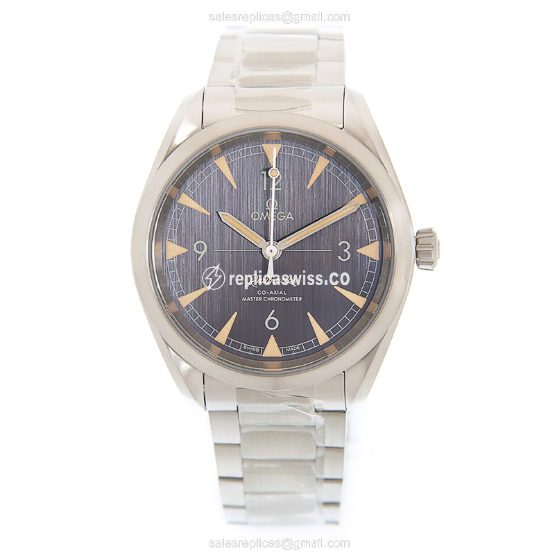 Omega Seamaster Replica - Automatic - Stainless Steel - Black Dial, Silver Clasp - View 2