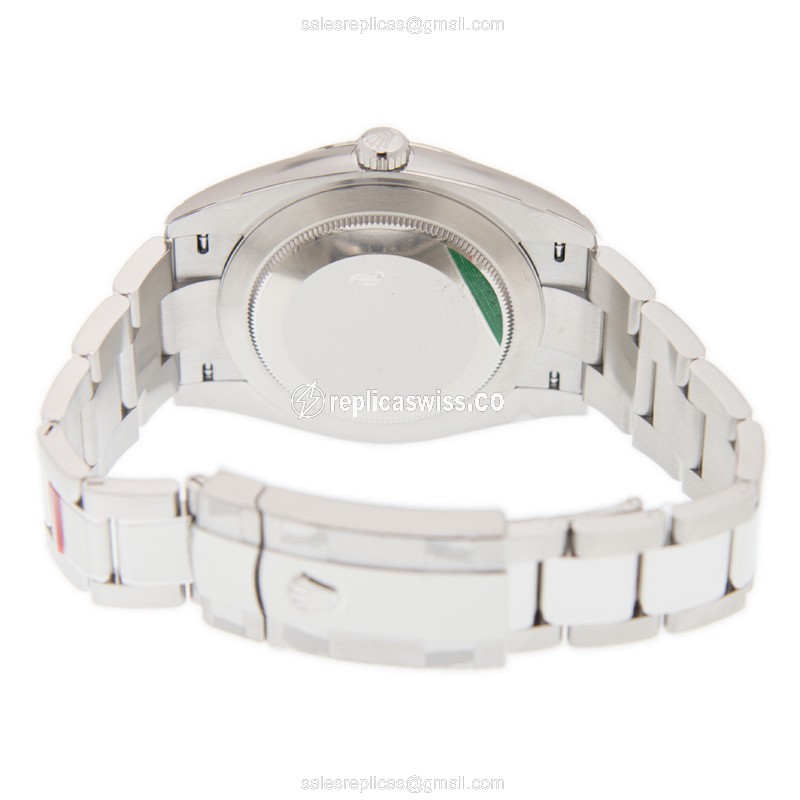 Rolex Datejust Watch Replica - Automatic - Steel - Black - View 4
