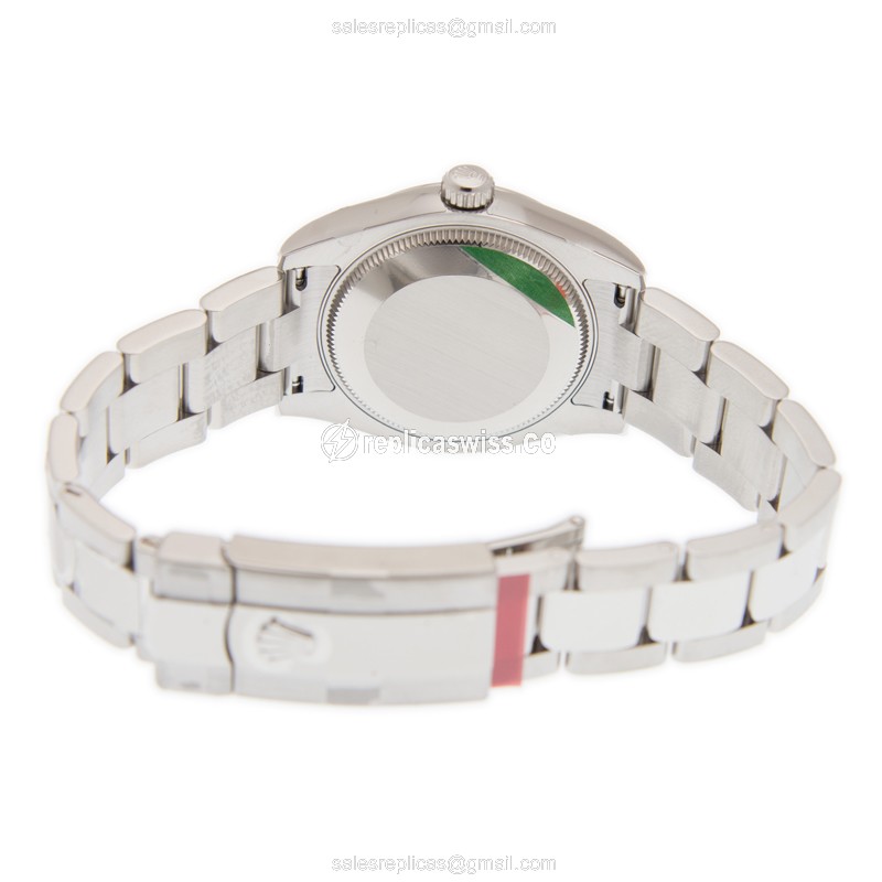 Rolex Lady Datejust Replica - Automatic - Stainless Steel - Silver Dial - Sapphire Crystal - View 4