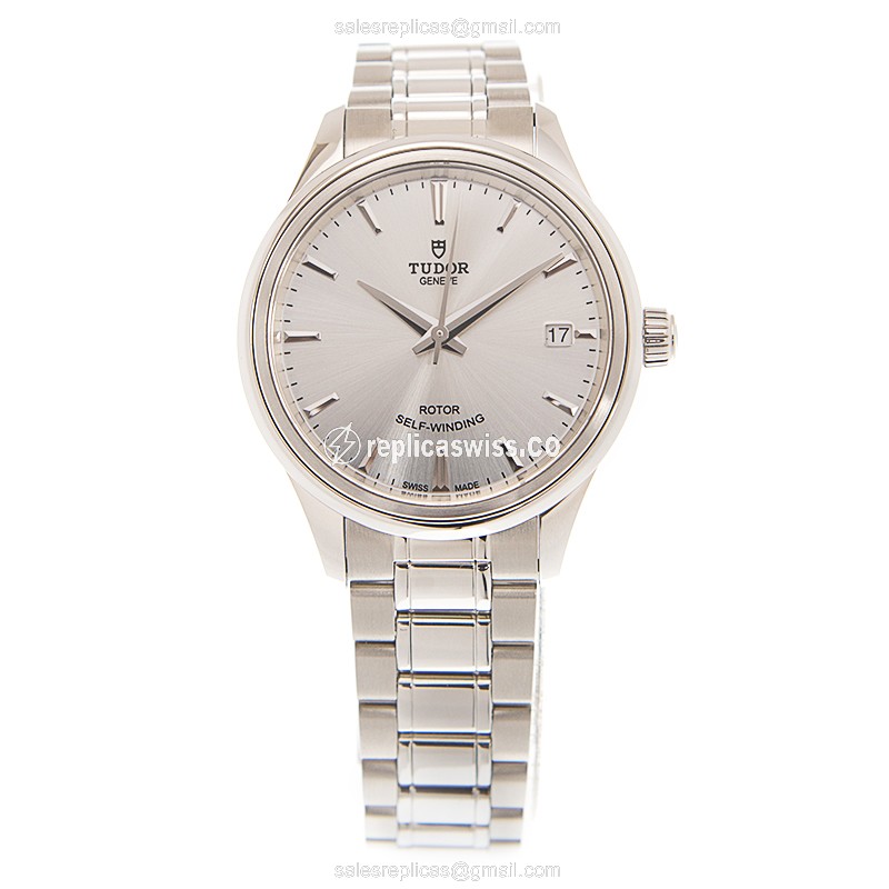 Tudor Replica Watch - Automatic - Steel Case - Silver Dial - View 2