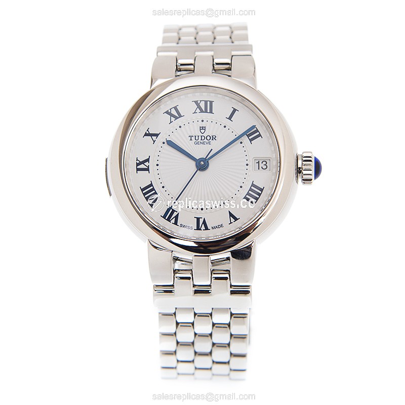 Tudor Clair de Rose Replica - Automatic - Steel - White Dial - View 2