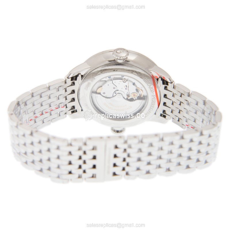 Girard Perregaux 49557-11-132-11A Replica - Automatic - Stainless Steel - Silver Dial - View 4