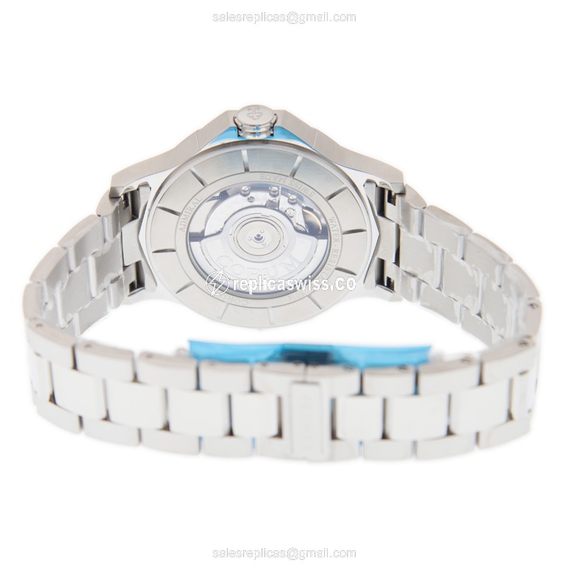 Corum Admiral Cup Replica - Automatic - Steel Case - Gray Dial - Silver Band - View 4