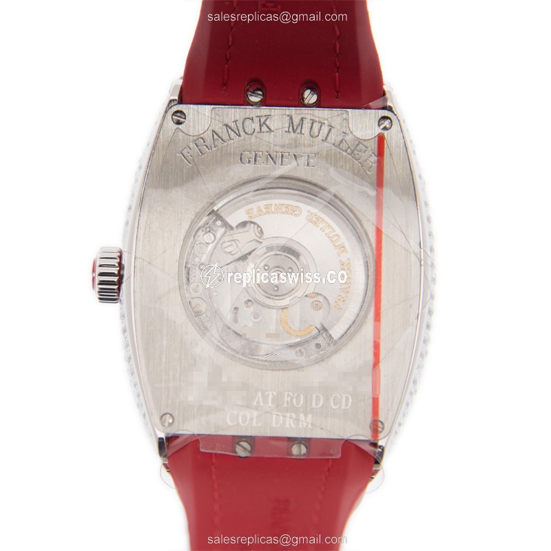 Franck Muller V35SCATFODCD COL DRM Automatic - 18kt White Gold - Diamond Dial - View 3