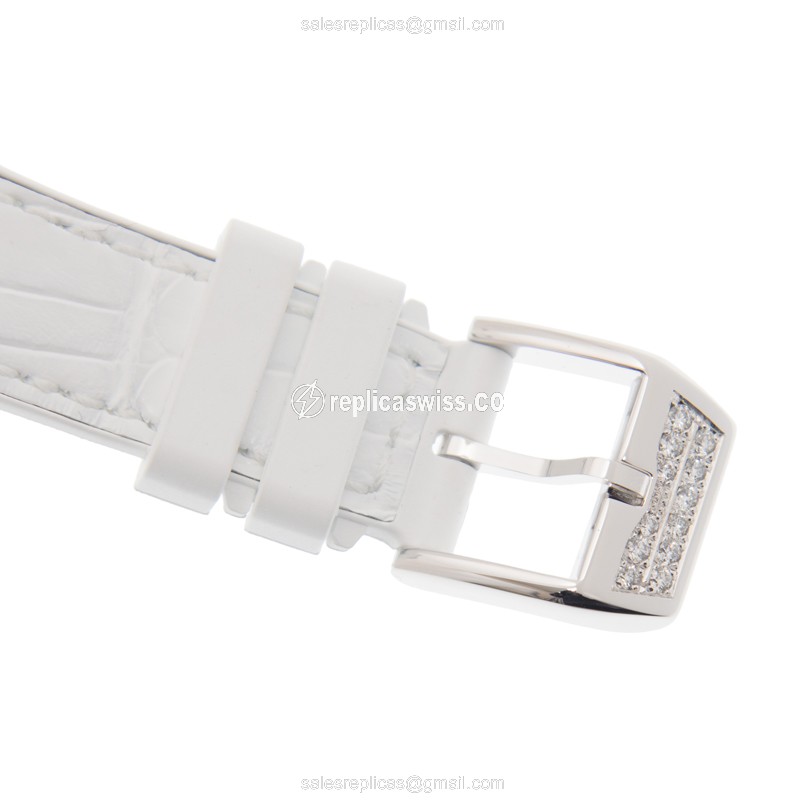 Franck Muller V 35 SC AT FO D CD COL DRM - Automatic - 18kt White Gold - Diamond Dial - Buckle Clasp - View 4