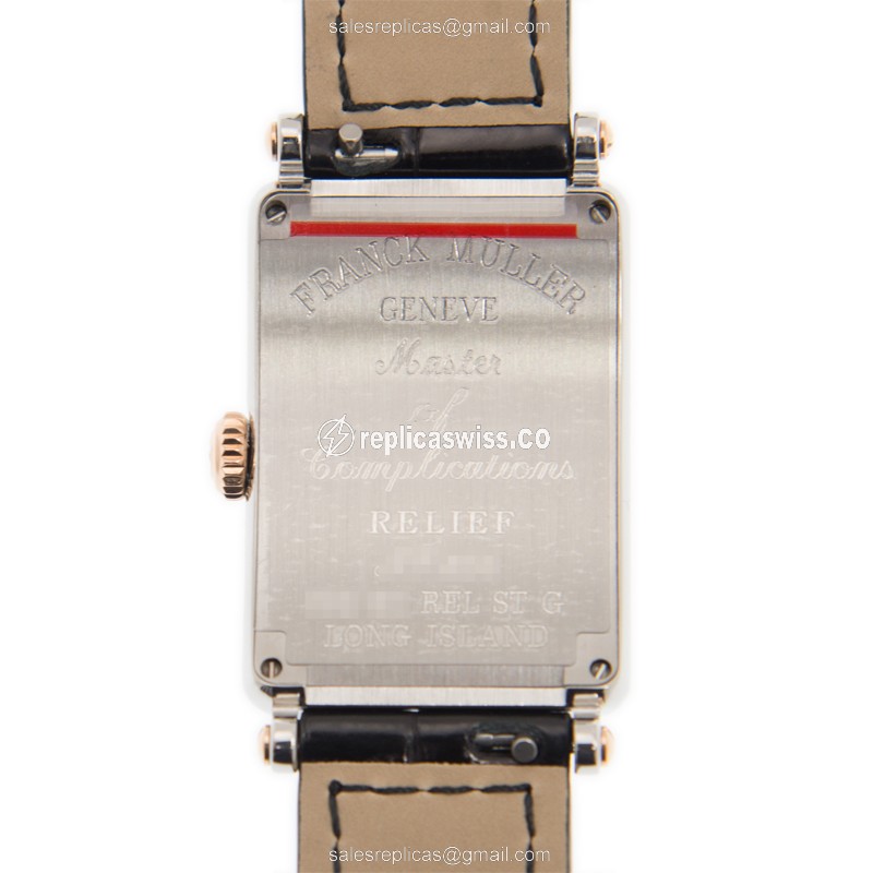Franck Muller 902 QZ REL ST G (AC) LONG ISLAND Quartz Stainless Steel - View 3