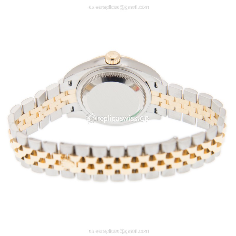 Rolex Lady Datejust Replica | Automatic | Gold Case, Gold Strap | 18kt Gold & Steel - View 4