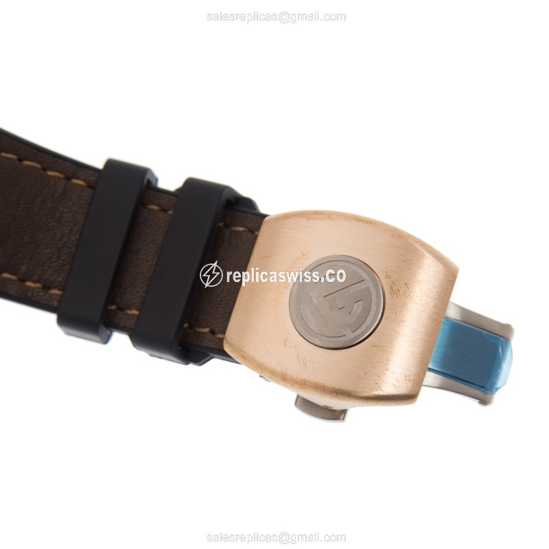 Franck Muller V 45 SC DT CIR BZ.BR.NR-BROWN Vanguard Automatic Bronze | Brown Dial | Cowhide Strap - View 4