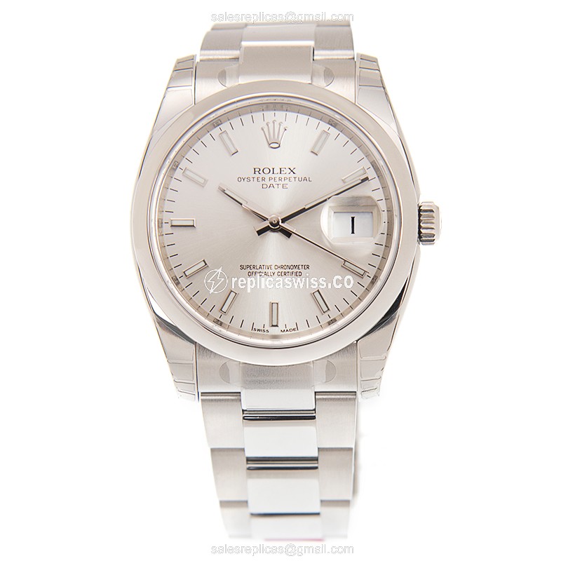 Rolex Datejust Replica - Automatic | Stainless Steel | Silver Dial | Steel Clasp - View 2